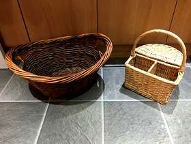 Freecycle 2 wicker baskets