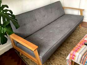 Freecycle Grey 3 seater sofa bed