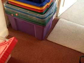 Freecycle Plastic storages boxes
