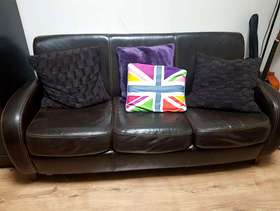 Freecycle Real Leather Sofa