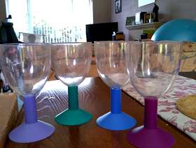 Freecycle Ice cream sundae glasses