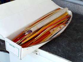 Freecycle Box of long candles