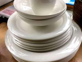 Freecycle White Lenox 'Aspen Ridge' plates/bowls/mugs
