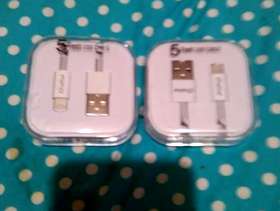 Freecycle 2 Apple type USB cables