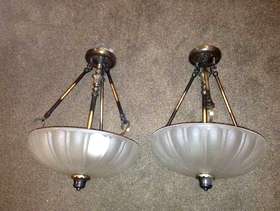 Freecycle Pair of lamp shades