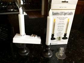 Freecycle Flameless led taper candles