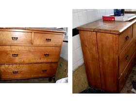 Freecycle Large old chest of drawers