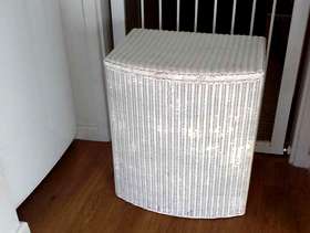 Freecycle Lloyd loom linen chest