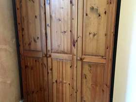 Freecycle Lovely pine triple wardrobe