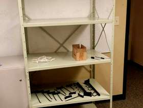 Freecycle Metal Shelf