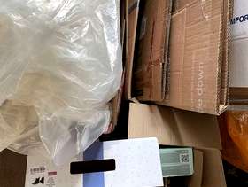 Freecycle Various boxes and moving materials GU51