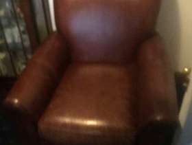 Freecycle Leather armchair