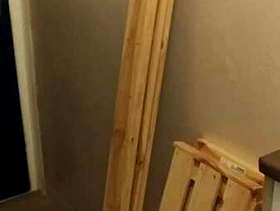 Freecycle Ikea bookshelf kit.