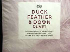 Freecycle King Size Duck Feather & Down Duvet