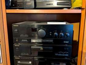 Freecycle 1980s Technics stack stereo system