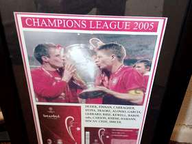 Freecycle Framed print of Champions league winners 2005 - £10