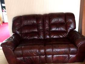 Freecycle Electric 2 seat reclining sofa leather