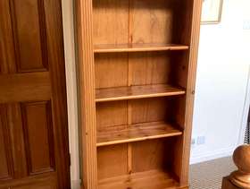 Freecycle Tall wooden bookcase