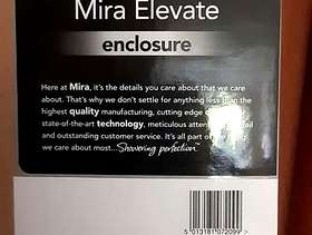 Freecycle Mira inline shower screen