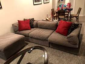 Freecycle Couch and Ottoman