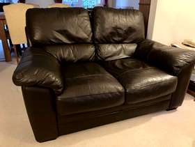 Freecycle Leather sofa