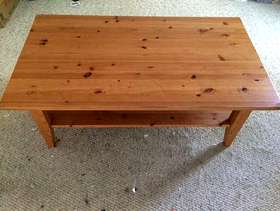 Freecycle Wooden coffee table