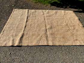 Freecycle Large woven Jute Rug