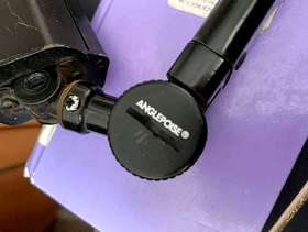 Freecycle Anglepoise lamp model 98pl, clamp mounted, utilising a friction joint ...