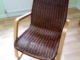 Freecycle Ikea Wicker chair