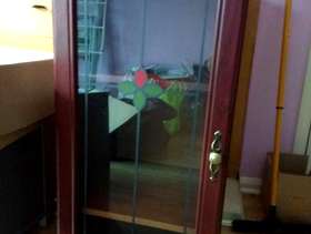 Freecycle Glass fronted cabinet