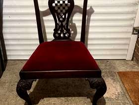 Freecycle Antique style mahogany chair