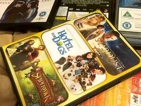 Freecycle Three boxes of dvd films.