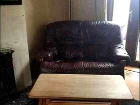 Freecycle 3 seater and 2 seater sofas with matching table