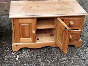 Freecycle Solid wood TV cupboard
