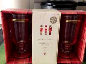 Freecycle Mulled wine glasses Laura ashley