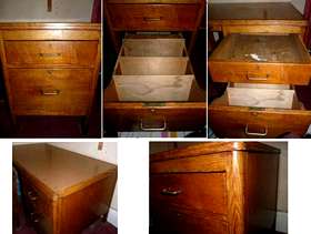 Freecycle Large oak desk
