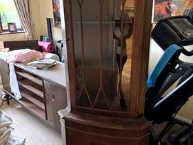 Freecycle Mahogany cocktail cabinet
