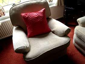 Freecycle Three seater settee and matching easy chair