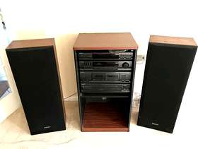 Freecycle Sony music system with big speakers