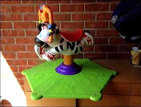Freecycle Fisher Price Bouncing Zebra