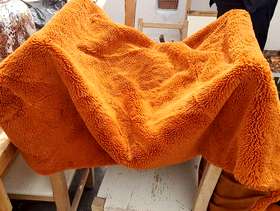 Freecycle Orange throw