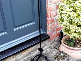 Freecycle Wrought iron boot scraper