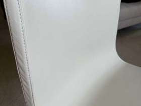Freecycle Free: • 6 wooden upholstered dining chairs • 6 leather ...