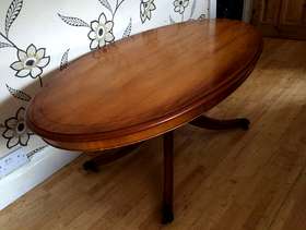 Freecycle Large oval coffee table