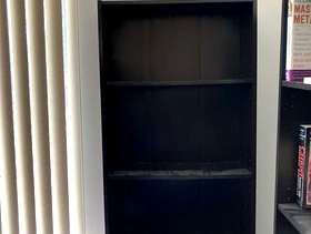 Freecycle Four 6 ft. black bookcases from original owner