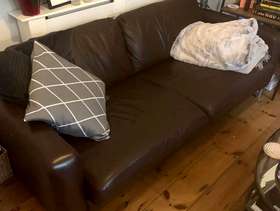 Freecycle Two seater leather sofa