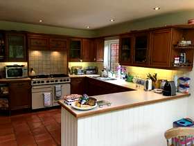 Freecycle Oak Kitchen