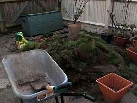 Freecycle Recently taken up turf