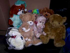Freecycle Bags of soft toys