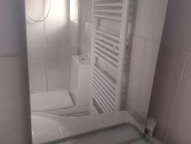 Freecycle Bathroom mirror with shelf under